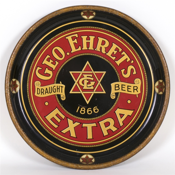 Geo. Ehrets Extra Draught Beer Tray